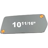 2006-2006 LINCOLN MARK LT Heated, Flat, Driver Side Replacement Mirror Glass by Automotive Mirror Glass