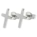 Sterling Silver Cross Earrings .925 Stamp Hypoallergenic Nickel Free