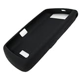 Black Silicone Skin Cover Case for Blackberry 9530 9500 Storm Thunder