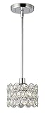Canarm IPL104A01CH Alice Chrome Pendant Light [並行輸入品]