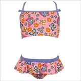 Girls Two Piece Ruffled Bottom Tankini