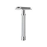 Muhle Closed Comb Double Edge Safety Razor, R89, Chrome Plated Metal