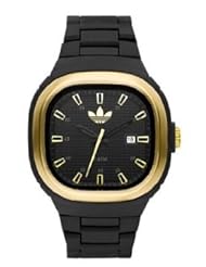 Adidas Unisex 47Mm Black And Gold Analogue Seoul Watch Adh2581