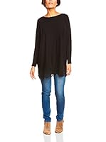 SO CACHEMERE Jersey Vandana (Negro)