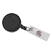 Bokit New Retractable Reel ID Badge Key Card Name Tag Holders with Belt Clip for Keys-ids-Badges Black 10Pcs