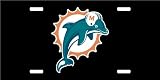 Custom License plate NFL Miami Dolphins