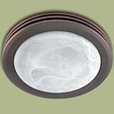 Hunter 90058 Bathroom Fan & Light Imperial Bronze Saturn