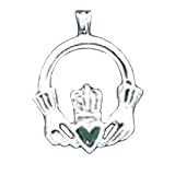 Pendant - Silver Irish Celtic Claddagh Heart Pendant