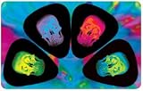 PikCard USA PC-4 4-Pick Wallet Card 3-Pack, Color Skulls