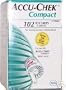 ACCU-CHEK COMPACT BLOOD GLUCOSE 102 TEST STRIPS exp: min 6 months