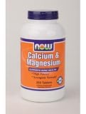 NOW Foods Calcium & Magnesium Tabs, 250 ct (Pack of 2)