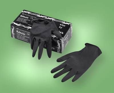 Latex-Handschuhe Velvet Black 100 St&uuml;ck Inhalt Gr. S Preisvergleich