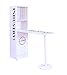 Acme Furniture Acme 72700 Mant Counter Table with Cabinet, White, One Size