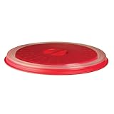 Tovolo Microwave Collapsible Food Cover, Red