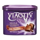 Viactiv Soft Calcium 500 Plus Vitamin D & K Chews For Women, Milk Chocolate - 60 Ea