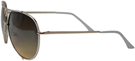 Oceanic Color Lens Rimless Retro Designer Fashoin Aviator Sunglasses (WH-YL)