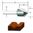 Vermont American 23119 V-Groove Router Bit