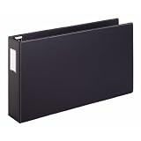 TOPS Cardinal EasyOpen Slant-D Ring Reference Binder, 11 x 17 Inches, 3 Inch Capacity, Black (12142)