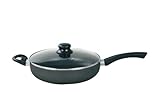 IMAGE OF ELO 83728 Cast Aluminum 11-Inch Non-Stick High Frying Pan with Glass Lid