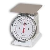 Detecto PT-1 Petite Top Loading Dial Kitchen - Food Scale, 16 oz. x 1 4 oz., Fixed Dial by 