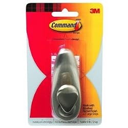 3M FC13-BN Command Decorative Fashion Classic Metal Hooks