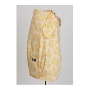 Balboa Baby Nursing Cover In Vivienne- Yellow and White