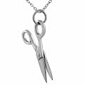 Silver Small Moveable Scissors