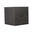 15" Single Drawer Storage Cube in Black