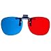 3D Glasses Direct-Clip On 3D Glasses for 3D Movies, DVD's and Gaming that Require Red/Cyan Lenses