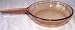 Corning Pyrex Visions Glass Amber Small Waffle Bottom Skillet