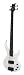 Kramer Disciple Bass Guitar with Active Electronics, Pearl White