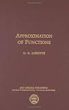 Approximation of Functions (AMS Chelsea Publishing)