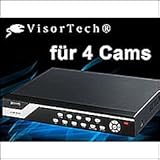 Digitaler Überwachungs-Recorder, DVR-6004 H.264, für 4 PTZ-Kameras, (VisorTech)