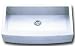 Zero Radius Round Apron Stainless Steel Farmhouse Kitchen Sink 36 inches x 20 inches w/ FREE GRID & DRAIN