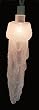 Set of 10 Frosted & Sugared Icicle Christmas Lights