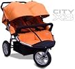 Tike Tech CityX3 AUTUMN ORANGE Double Twin Child Stroller