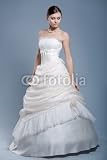Wallmonkeys Peel and Stick Wall Decals - Wedding Dress on Fashion Model - Removable Graphic