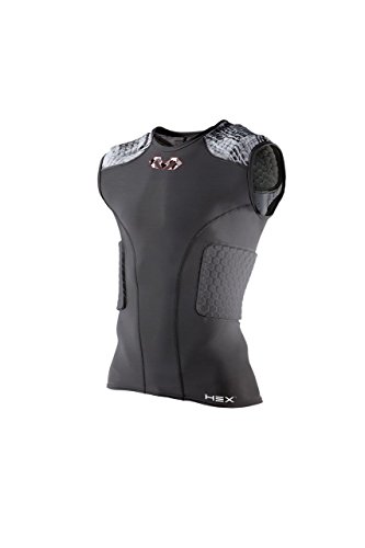 McDavid HexPad Sleeveless 5-Pad Youth Padded Football Shirt