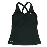「NIKE(ナイキ) ロング ブラ トップ フィットネス レディース ブラック 427480-010　Lサイズ」の画像
