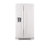 Whirlpool Gold GS6NBEXRT 25.6 Cu. Ft. Side-by-Side Refrigerator with Electronic Fast Fill Dispenser, In-Door-Air Door Cooling System & Contoured Doors: Bisque