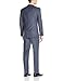 Calvin Klein Men's Marbry New Blue 2 Button Side Vent Suit with Flat Front Pant