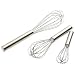 Norpro 3 Piece Stainless Steel Balloon Whisk Set