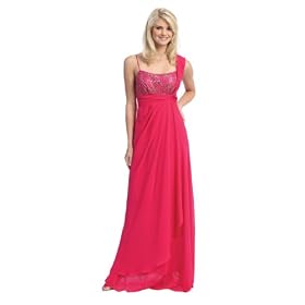Click here to buy Fun Flirty Bridesmaid Formal Prom Gown Dress by Discount Clothing Depot.