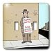 Londons Times Miscellaneous Funny Cartoons - PayPal Donation - Light Switch Covers - double toggle switch Image