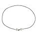 Sterling Silver 1.5mm Diamond Cut Rope Nickel Free Chain Anklet Italy