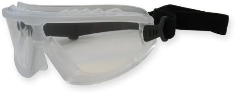 SOS Eye Guards Wheelz Safety Glasses w/Head Strap (Clear/Clear)