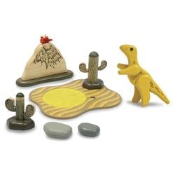 Childrens Toyshop  Toys : I'M TOYS WOODEN DINO SAHARA SET