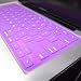 TopCase Solid PURPLE Keyboard Silicone Cover Skin for Macbook 13