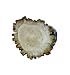Sierra Lifestyles Knob, Heart Shaped Deer Burr, 2'' x 1 3/4''