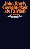 Produkt-Bild: Gerechtigkeit als Fairne&szlig;: Ein Neuentwurf (suhrkamp taschenbuch wissenschaft)